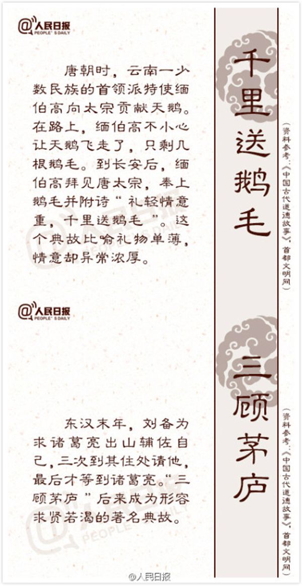 18個(gè)傳統(tǒng)道德典故的來(lái)歷與含義2