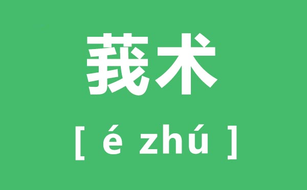 莪術(shù)怎么讀,莪術(shù)的拼音是什么,莪術(shù)的功效與作用
