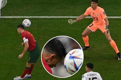 上帝之發(fā)是什么意思,哪場(chǎng)比賽,C羅頭發(fā)碰到球了嗎