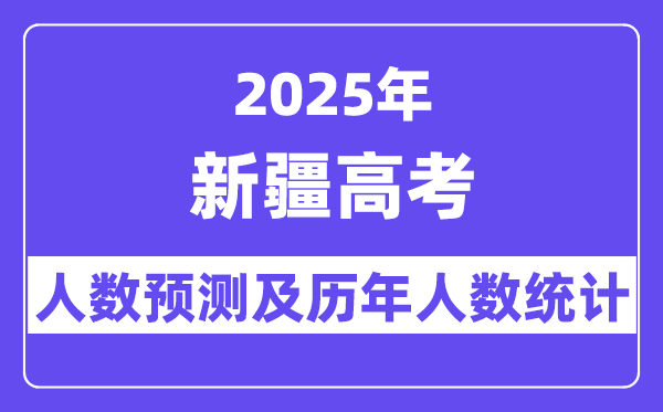 2025年新疆高考人數(shù)預(yù)估多少？